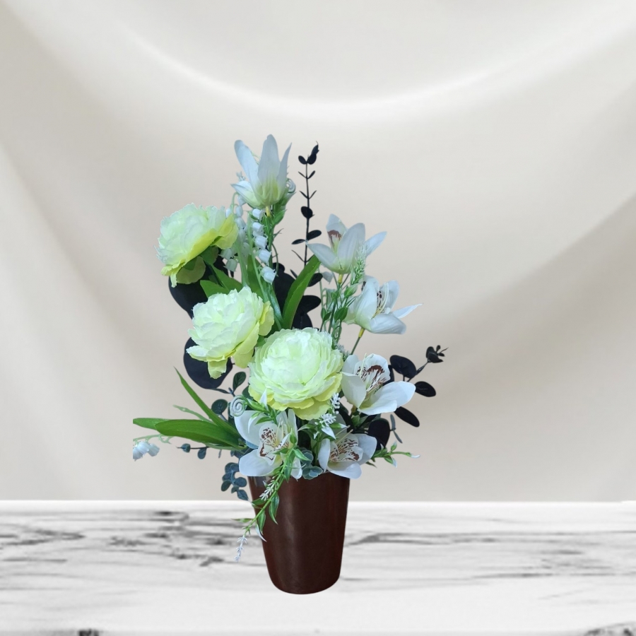 Peonies in Green